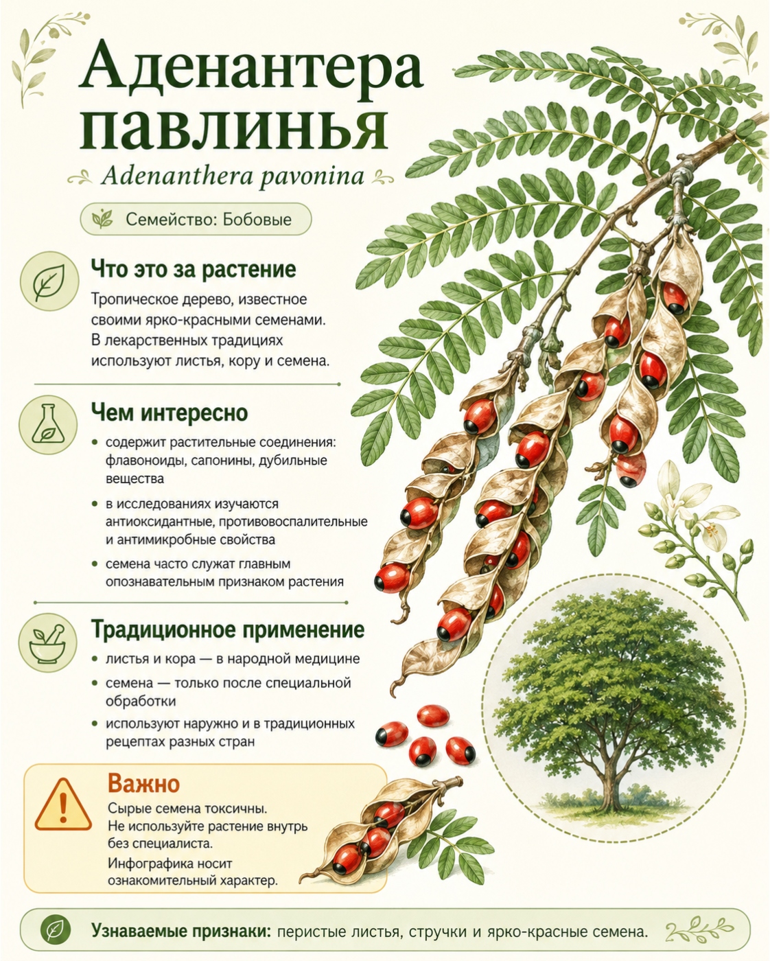 Аденантера павлинья